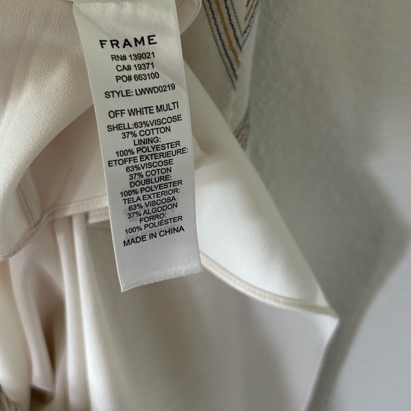 FRAME Striped Bias Cami Slip Dress - Picture 5 of 6